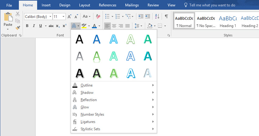How to Make Microsoft Word Text Effects and Typography Art